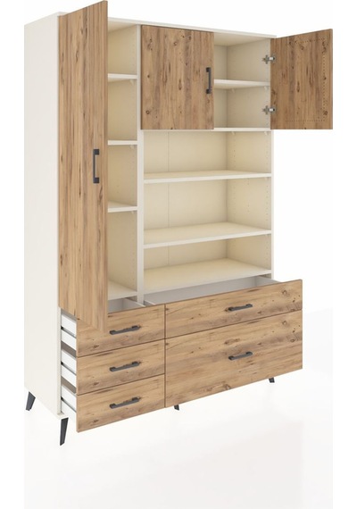 Hyperion Dolap 9 Raflı 5 Çekmeceli 3 Kapaklı 132x44x195 Aytaşı-çam/çam Atlas Çam/atlas Çam Hyperion Dolap 9 Raflı 5 Çekmeceli 3 Kapaklı 132x44x195 Aytaşı-çam/çam Atlas Çam/atlas Çam