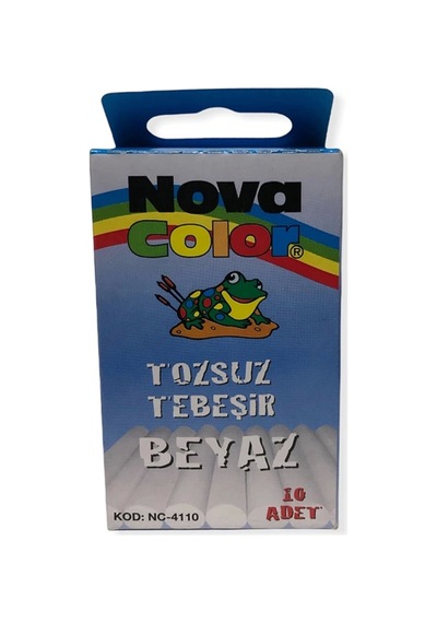 Novacolor Nc-4110 Beyaz Tebeşir 10'lu