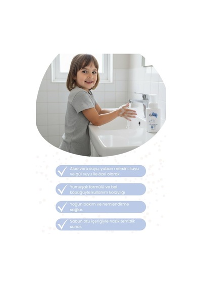 Organik El Temizleme Köpüğü 480ml - Çocuk Ve Yetişkin İçin - Yaban Mersini, Aloe Vera, Meyan Kökü - Cilt Temi