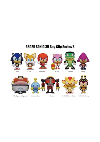 Sonic The Hedgehog Klipsli Figür Seri 3
