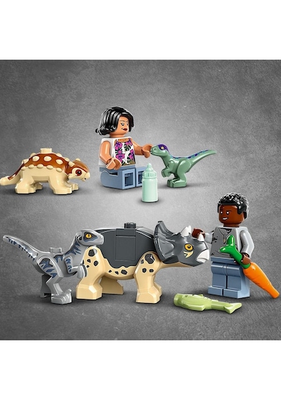 LEGO® Jurassic World Yavru Dinozor Kurtarma Merkezi 76963-4+ Yaratıcı Oyuncak Yapım Seti - 139 Parça