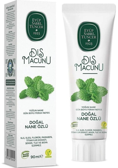 Eyüp Sabri Tuncer Doğal Nane Özlü Diş Macunu 4 x 90 ML