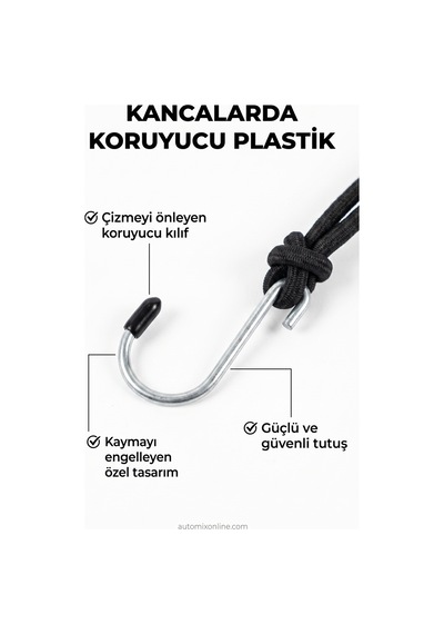 Automix Elastik Bagaj Filesi 100x140 Cm - İkili Paket