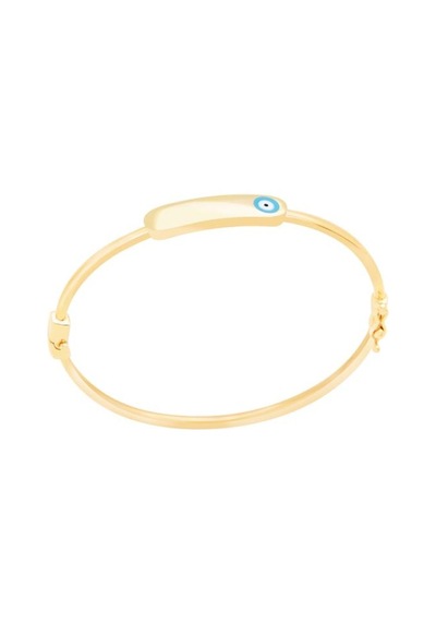 Gülaylar Diamond Line Altın 14 Ayar Plaka Çocuk Bilezik