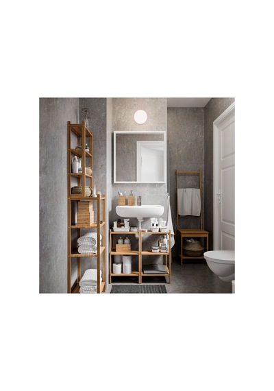 Ikea Nissedal Duvar Aynası 65x65 Cm Beyaz