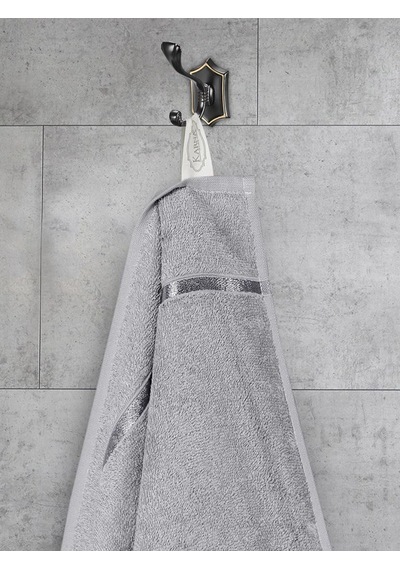 Banyo Havlu Seti 4 Lü Bale Gri