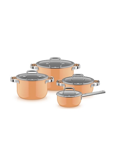 Wmf Fusiontec Tencere Seti 4 Parça Papaya Turuncu