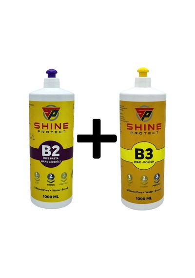 Shine Protect İnce Pasta ve Cila 1000ml Seti