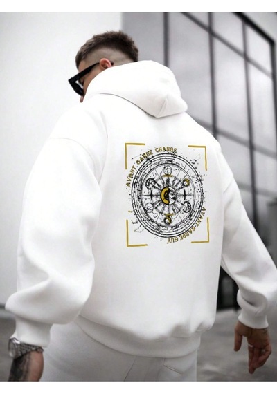 Altamira Erkek Avant Sırt Baskılı Oversize Kapşonlu Sweatshirt 001