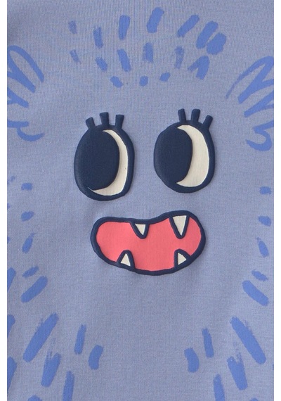 Carter's Kız Çocuk 4'lü Baskılı Pijama Takımı Mavi 2w129510