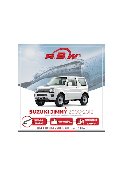 Rbw Suzuki Jimny 2000 - 2012 Ön Muz Silecek Takımı