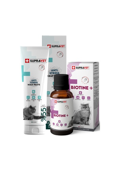 Supravet Antis Sakinleştirici Malt Macunu 100 G + Biotine Tüy Dökülmesi Engelleyici Damla 100 ML