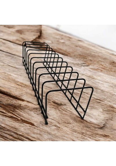 10 Bölmeli Kaliteli Metal Siyah Tabaklık Metal Siyah Diğer