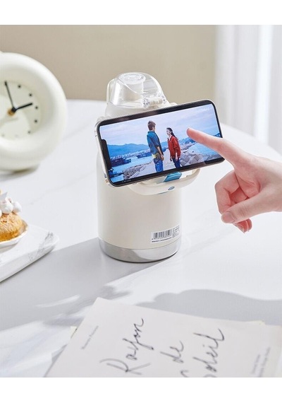 Shotay Çelik Termos Matara Phone Holder 1000ml Yeşil