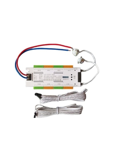 Akıllı Merdiven Aydınlatması Lamba Pır Hareket Sensör Step-1002 Basamak Adım Kontrol 12v-24v Kontrol Sistemi Smd Cob Tek Renkli Led Şerit Cihaz Beyaz
