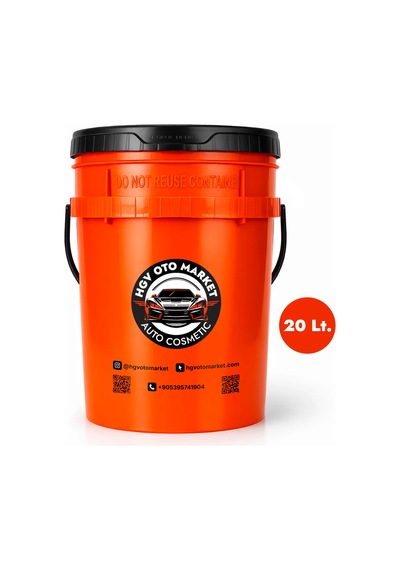 Araç Oto Yıkama Kovası Kırılmaya Ve Darbelere Dayanıklı - 20 Lt