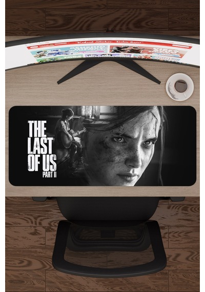 The Last Of Us Kaymaz Dikişli Kauçuk Oyuncu Mousepad V1 - 70x30 Xl Gaming Mouse Pad Fare Altlığı