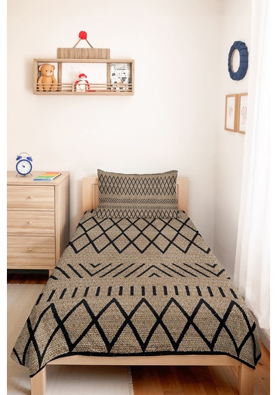 Geometrik Bej Genç Odası Tek Kişilik Pike Takımı - Bohem Antrasit 160x220 Cm Kapitone Yatak Örtüsü Mercansı Kabuğu Serabı Geometrik Bej Genç Odası Tek Kişilik Pike Takımı - Bohem Antrasit 160x220 Cm Kapitone Yatak Örtüsü Mercansı Kabuğu Serabı