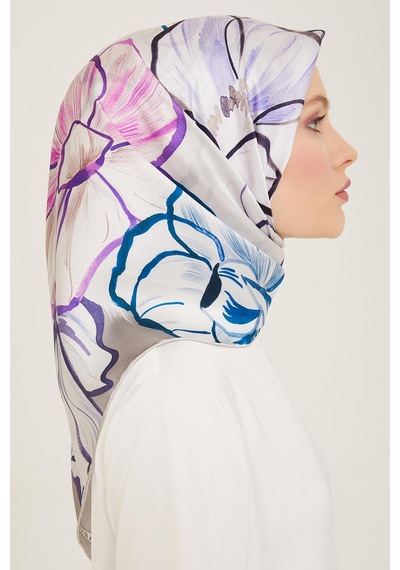 Armine İpek Eşarp 2024 Yaz - 9110-35 Twill - 9110-35