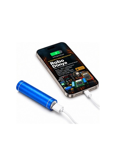 Robodünya 18650 Tekli Metal Powerbank Kutusu 5v 1a Usb Çıkışlı, Type-c Girişli Kendi Powerbank İnizi Yapmak Artık Çok Kolay