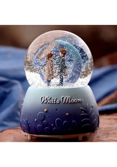 Mey İthalat White Moon Kar Küresi Orta Boy
