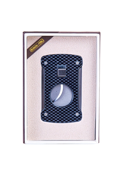 Cohiba Karbon Desenli Kelebek Dizayn Puro Makası Kesici - Tr8289