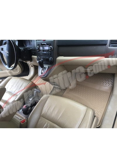 Honda Crv Havuzlu Bej Paspası Honda Cr-V Araç Içi Koruma Paspası N11.1473