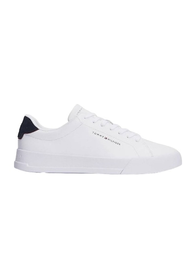Tommy Hilfiger Tommy Jeans Erkek Beyaz Pebble Grain Court Sneaker Beyaz