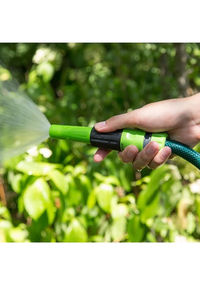 Sök Tak Pratik Ayarlanabilir Hortum Ucu 12 Cm Bahçe Sulama Araba Yıkama Temizleme Aparatı Plastik Diger