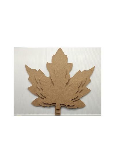 Çınar Yaprak 3lü Set- Mdf Obje Karışık Karışık