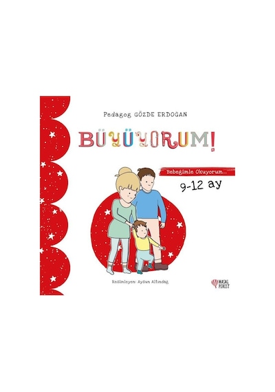 Büyüyorum - Bebeğimle Okuyorum 9 - 12 Ay - Gözde Erdoğan - Masalperest