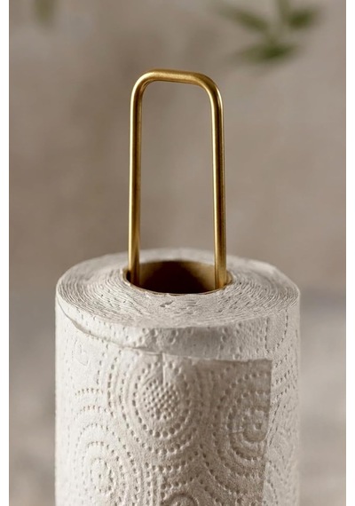 Ayrex Paslanmaz Metal Peçetelik-rulo Kağıt Havluluk 29 Cm,gold Genel