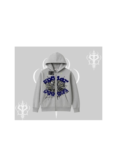 Tarzsokak Beyaz Hırka Sweatshirt Sp55der Gri