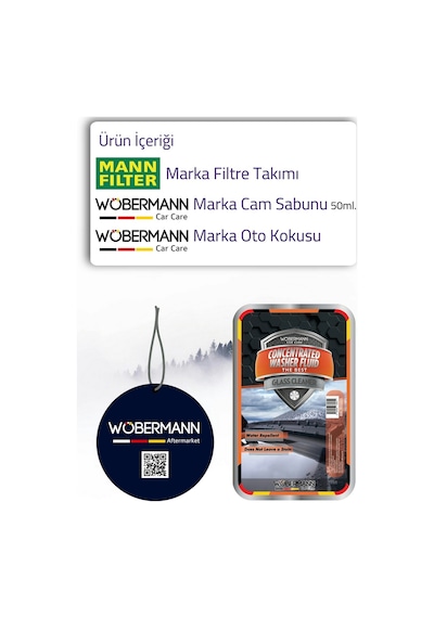 Opel Astra H 1.6 Mann-Filter Filtre Bakım Seti 2004-2013