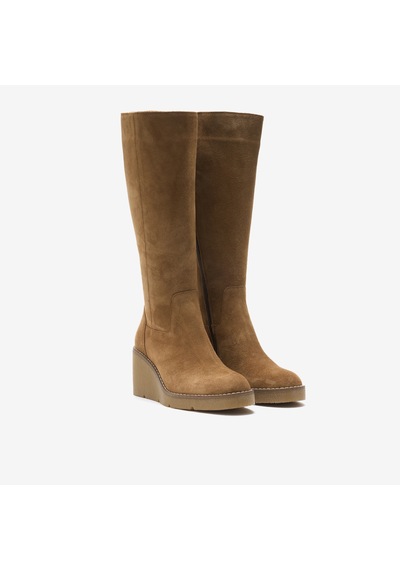 Sand Beige Çizme Kadın 26k12068xs Vergelio Suede Bej