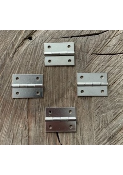 Mini Kutu Menteşesi Tavla Menteşe Nikel Renk 100adet 22 26mm 5005/1