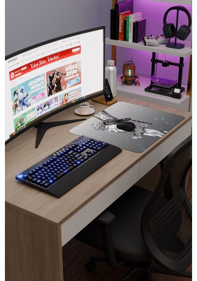 Vinland Saga Anime V5 - 48x40 Xl Gaming Kauçuk Kaymaz Taban Mouse Pad Fare Altlığı