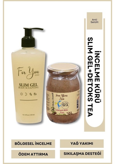 For You Tea Karışık Bitki Çayı Ve Selülit Jeli 250 Ml