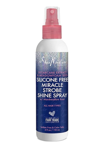 Shea Moisture Şeker Kamışı Özü ve Çayır Köpüğü Tohumu Silikonsuz Parlatıcı Saç Spreyi 118 ML