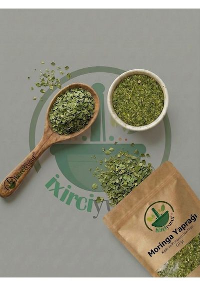 Moringa Yaprağı Moringa Leaf Dried Moringa Leaves Moringa Oleifera Doğal Kurutulmuş 50 G