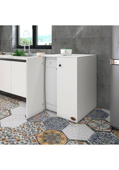 Kenzlife bulaşık makinesi dolabı kapaklı nurten byz 90*70*60 bany