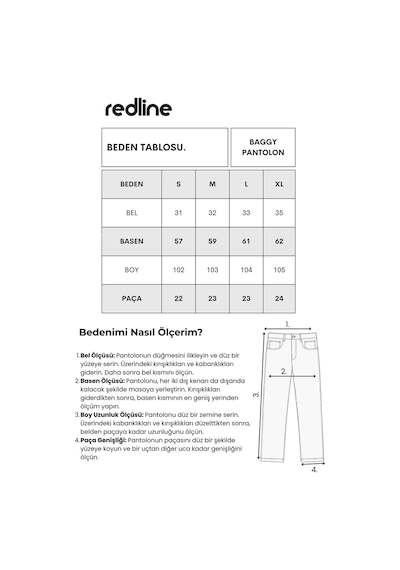 Redline Calmfit Erkek Baggy Kalın Beli Lastikli Pantolon Bej