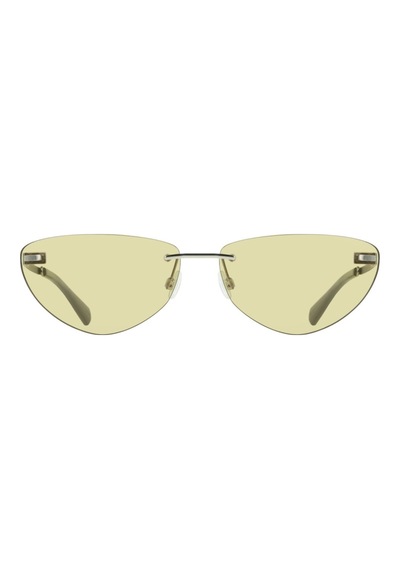 Calvin Klein Jeans Ckj 25208s 045 63 Kadın Cat Eye Gümüş Metal Güneş Gözlüğü Gri