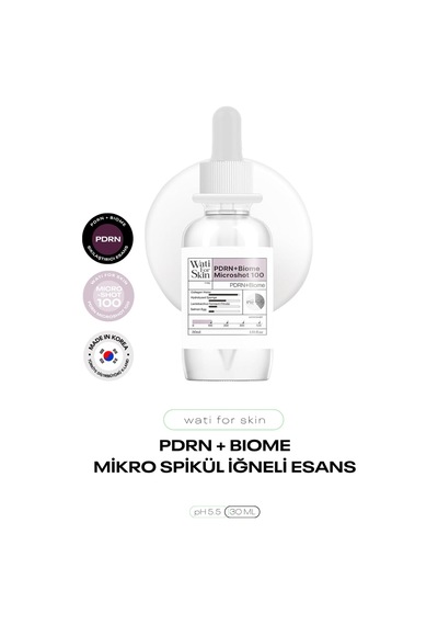 Pdrn Ve Lactobacillus Mikro Spikül İğneli Esans Wati For Skin Pdrn Gyeol Biome Microshot 100