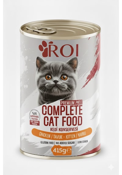 Yavru Kedi Tavuk Konservesi 12 Adet X 400 Gr.