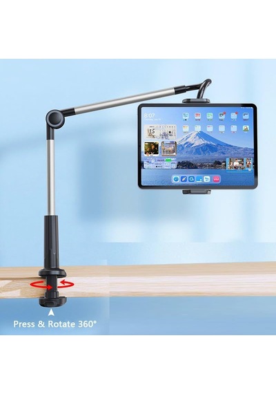 Lbt L365 Profesyonel Metal Akrobat Telefon Ve Tablet Tutucu - 360 Hareketli, Ergonomik Ayarlanabilir Masaüstü Standı