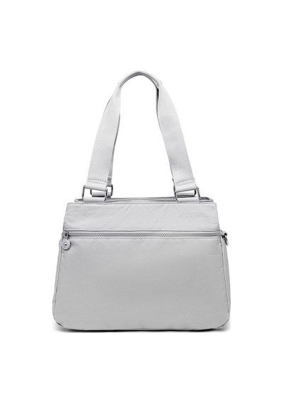 Smart Bags 1125 Krınkle Kumaş Omuz Çantası (Açık Gri) Açık Gri