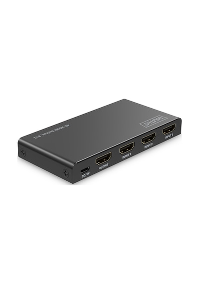 Digitus 3x1 Hdmı Switch, 4k/60hz Hdcp 2.2 Kumandalı Geçiş Kontrolü