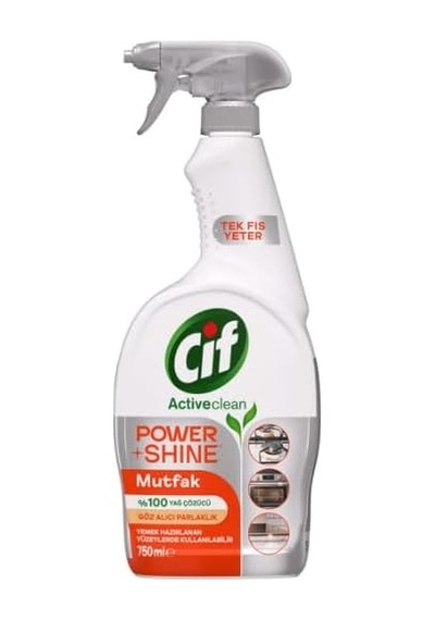 Power Shine Cleanboost Sprey Temizleyici Mutfak İçin Temizleyici Ve Yağ Çözücü 750 Ml 0
