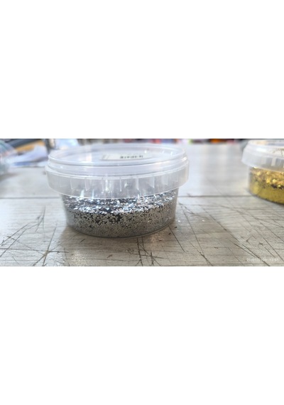 Boya İçerisine Katılan Sim Büyük Kesim Gri 50 Gr